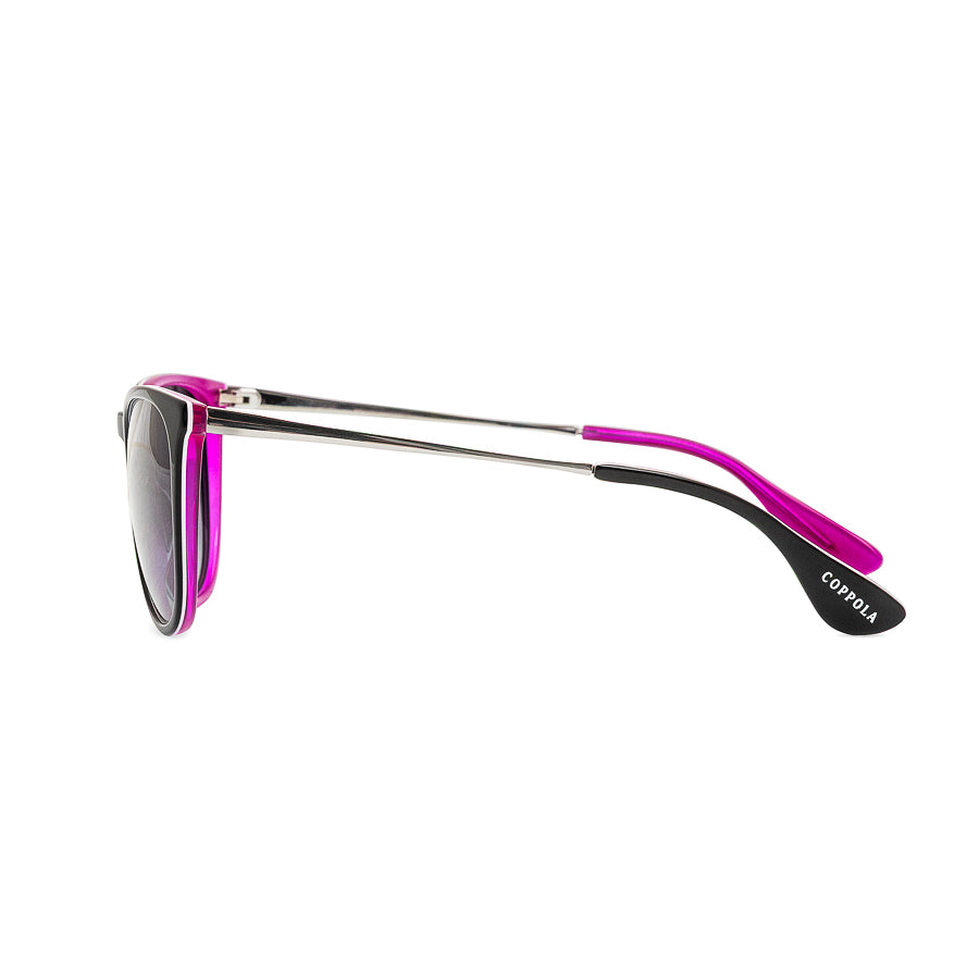 Occhiali da sole Coppola Victoria Aviator da donna, in viola intenso | Edizione limitata, polarizzati | Solo 10 pezzi