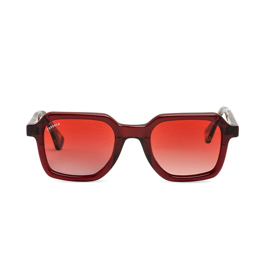 Coppola Vulcano – Occhiali da sole unisex rossi | Edizione limitata polarizzata | Solo 10 unità in tutto il mondo 