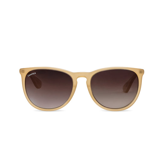 Occhiali da sole Coppola Duna - Aviator da donna, colore sabbia beige | Edizione limitata, polarizzati | Solo 10 unità